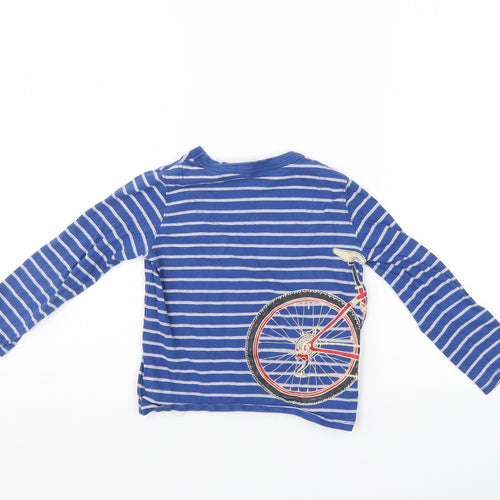 Joules Boys Blue Spotted  Pullover Jumper Size 5 Years
