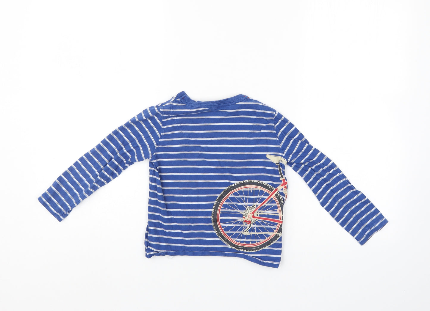 Joules Boys Blue Spotted  Pullover Jumper Size 5 Years