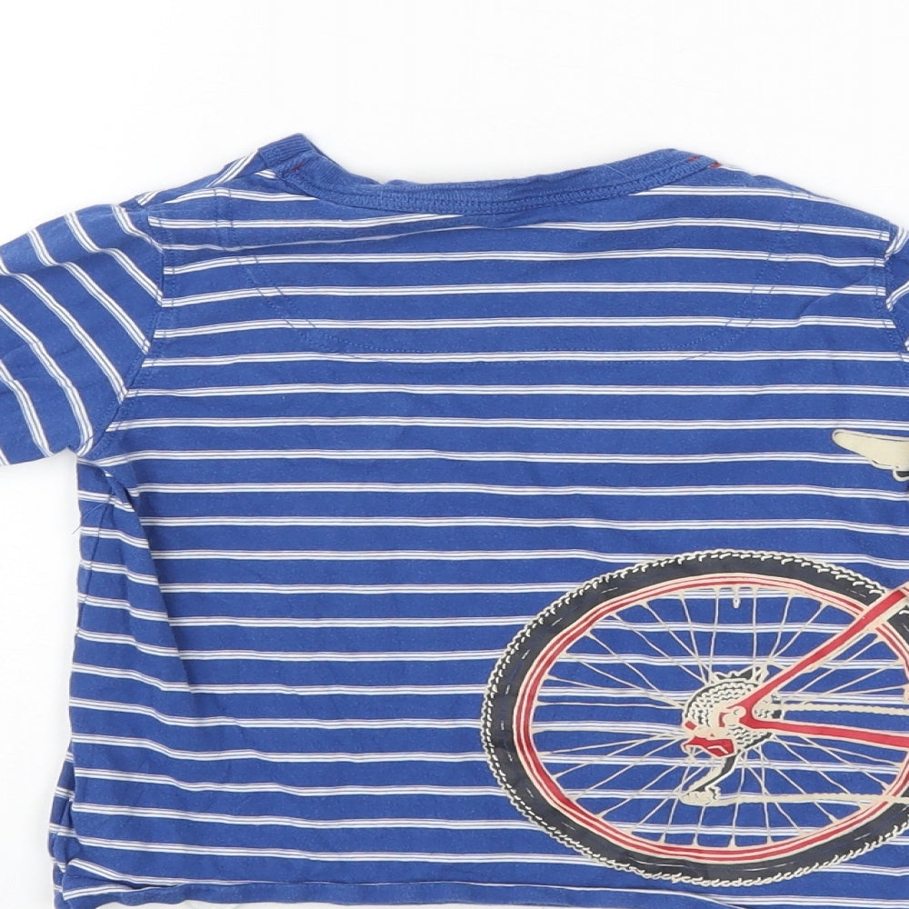 Joules Boys Blue Spotted  Pullover Jumper Size 5 Years