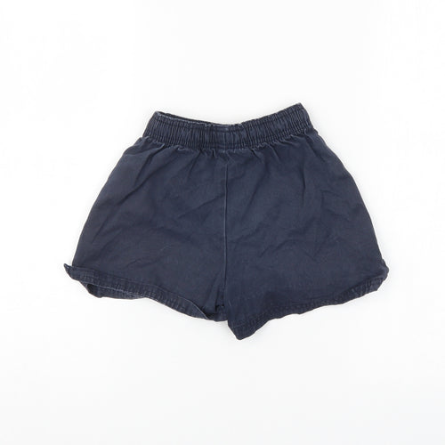 M&S Girls Blue   Culotte Shorts Size 5-6 Years