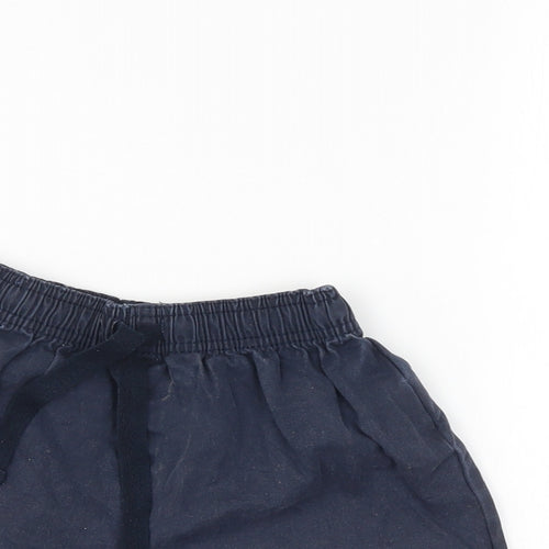 M&S Girls Blue   Culotte Shorts Size 5-6 Years