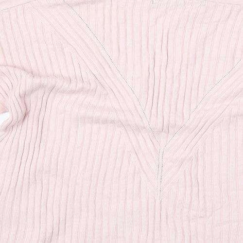 M&S Womens Pink   Pullover Jumper Size S