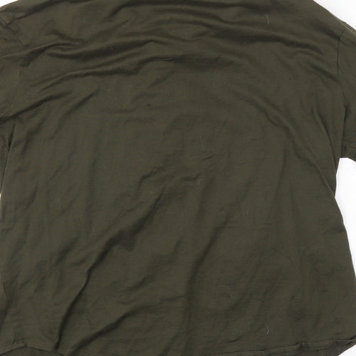 River Island Womens Green   Basic Button-Up Size S