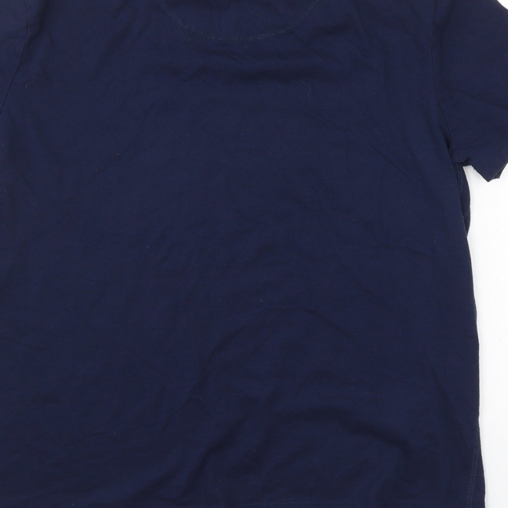 lounge wear  Mens Blue    T-Shirt Size M