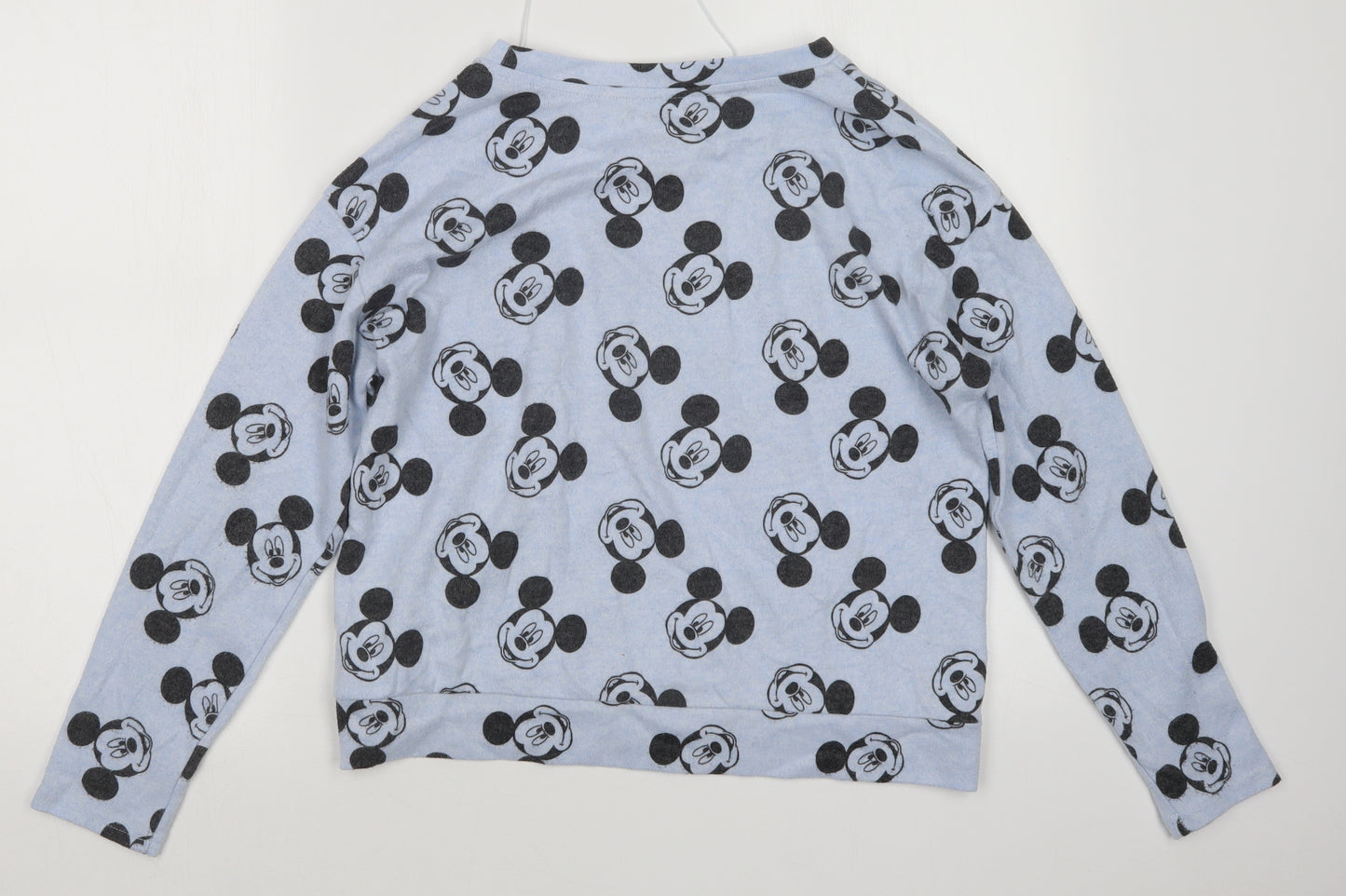 Love to Lounge Womens Blue Geometric  Top Pyjama Set Size 12  - Mickey Mouse
