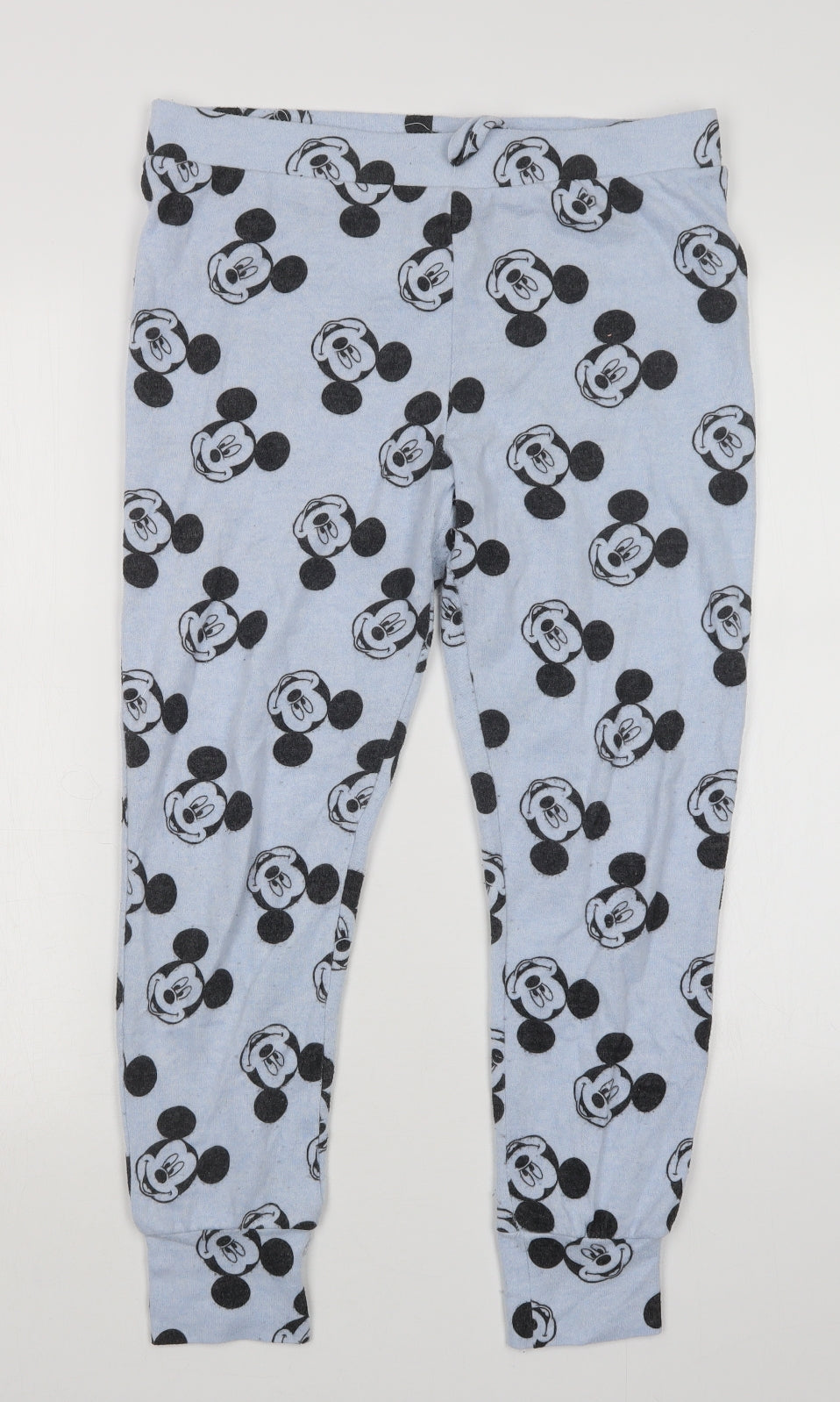 Love to Lounge Womens Blue Geometric  Capri Pyjama Set Size 12  - Mickey Mouse