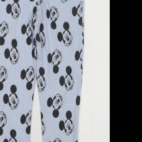 Love to Lounge Womens Blue Geometric  Capri Pyjama Set Size 12  - Mickey Mouse