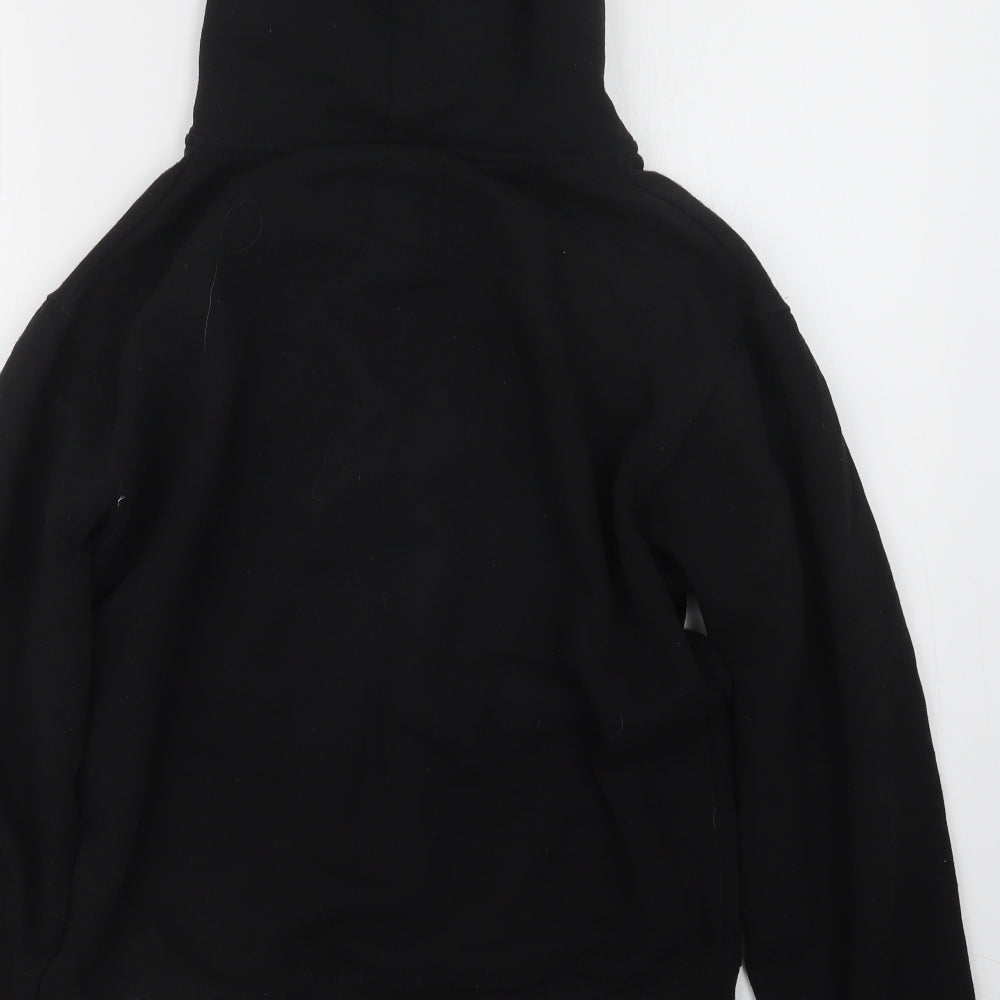 Malaika Womens Black   Full Zip Hoodie Size XL