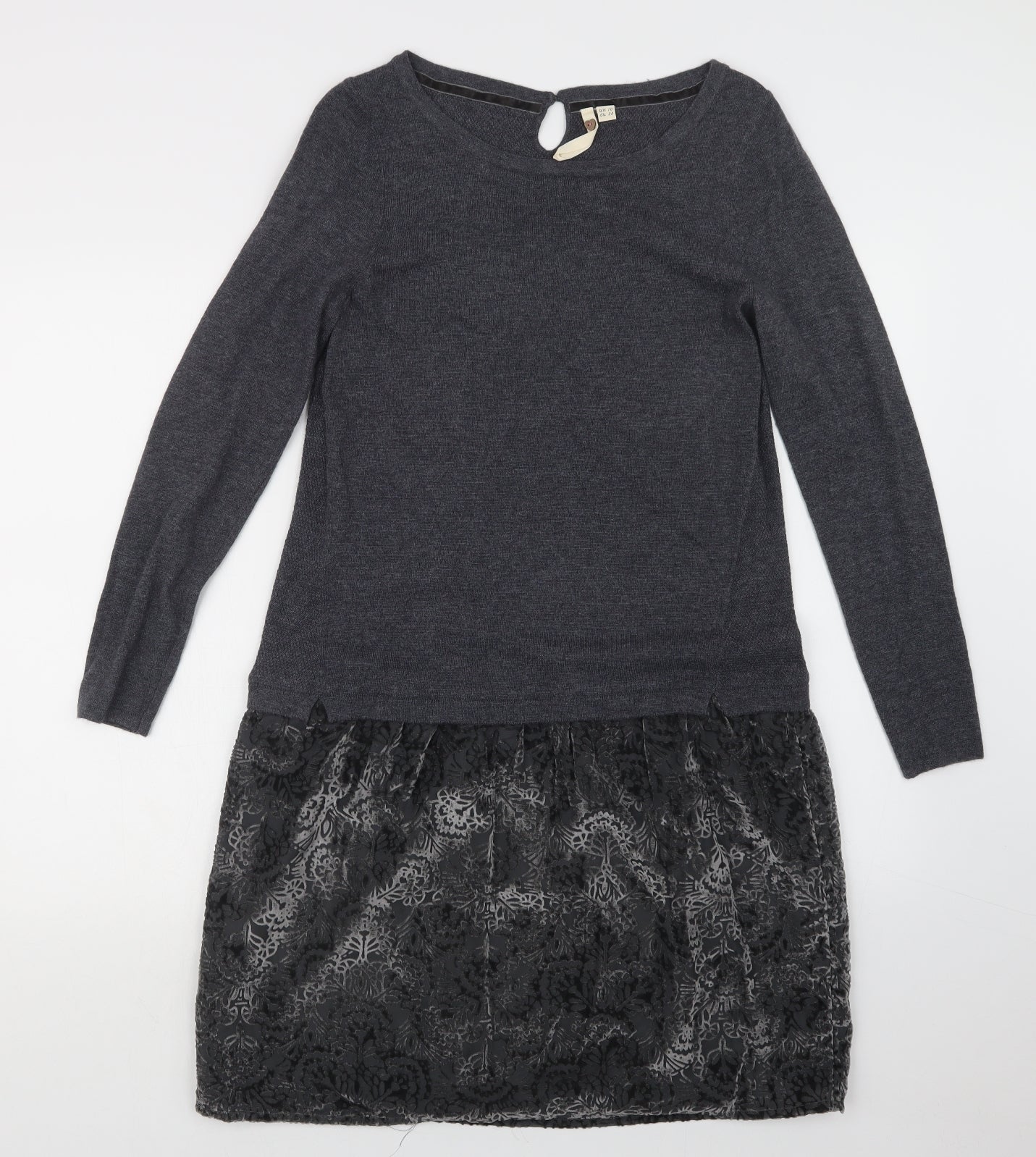 White Stuff Womens Grey   Jumper Dress  Size 10