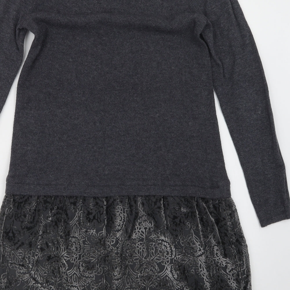 White Stuff Womens Grey   Jumper Dress  Size 10