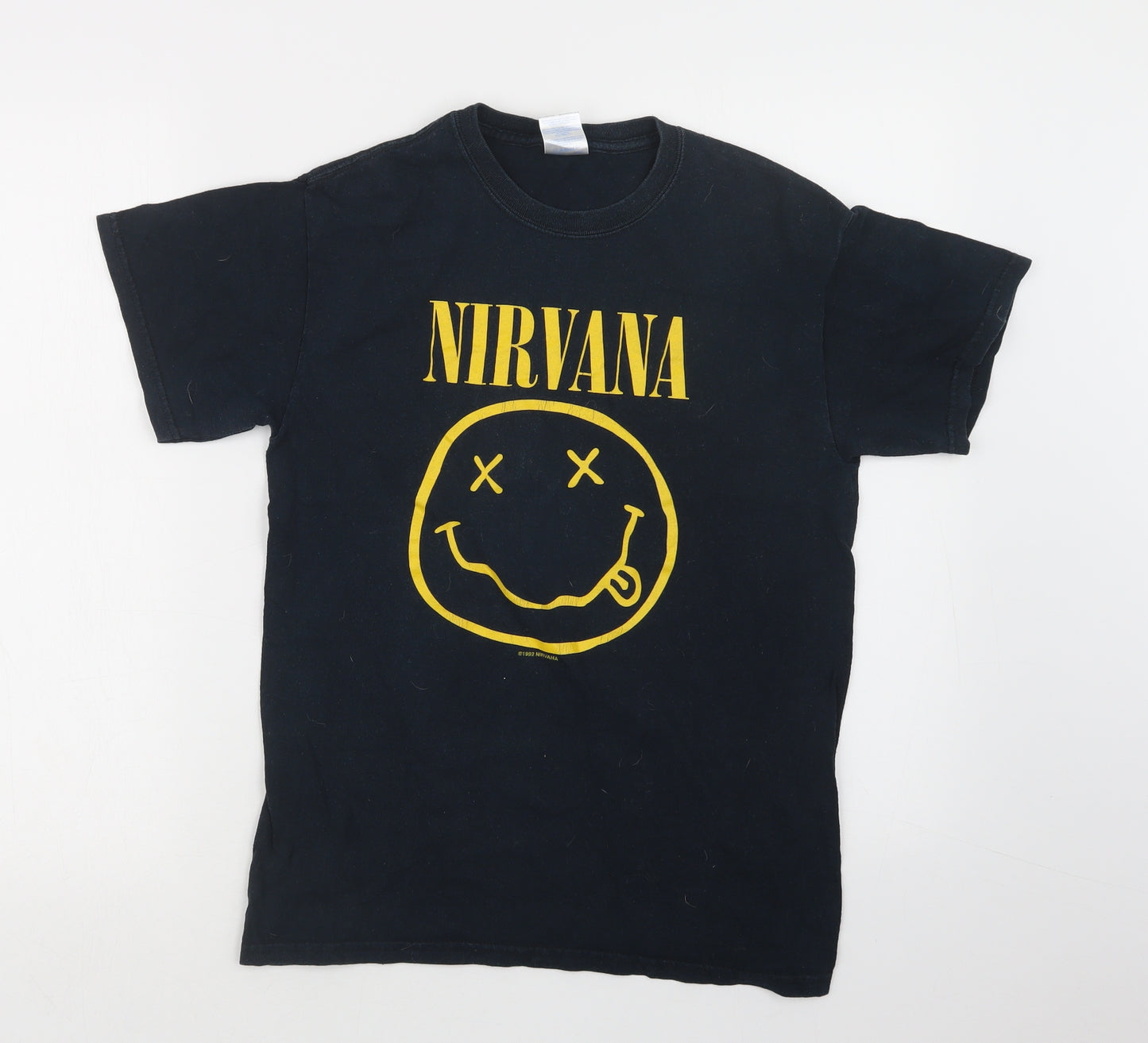 Gildan Mens Blue    T-Shirt Size S