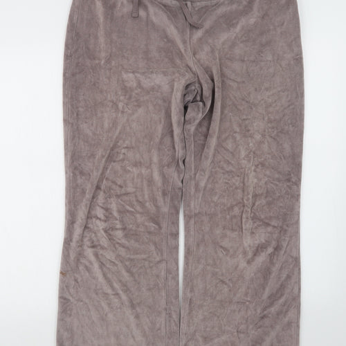 Marks and Spencer Womens Purple Geometric  Capri Lounge Pants Size 16
