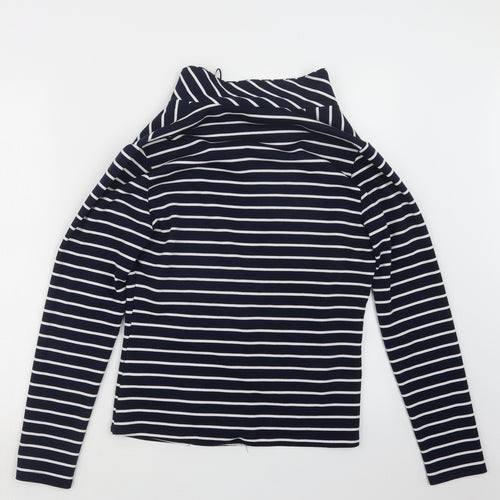 George Womens Blue Striped  Jacket  Size 10