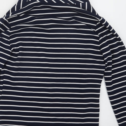 George Womens Blue Striped  Jacket  Size 10