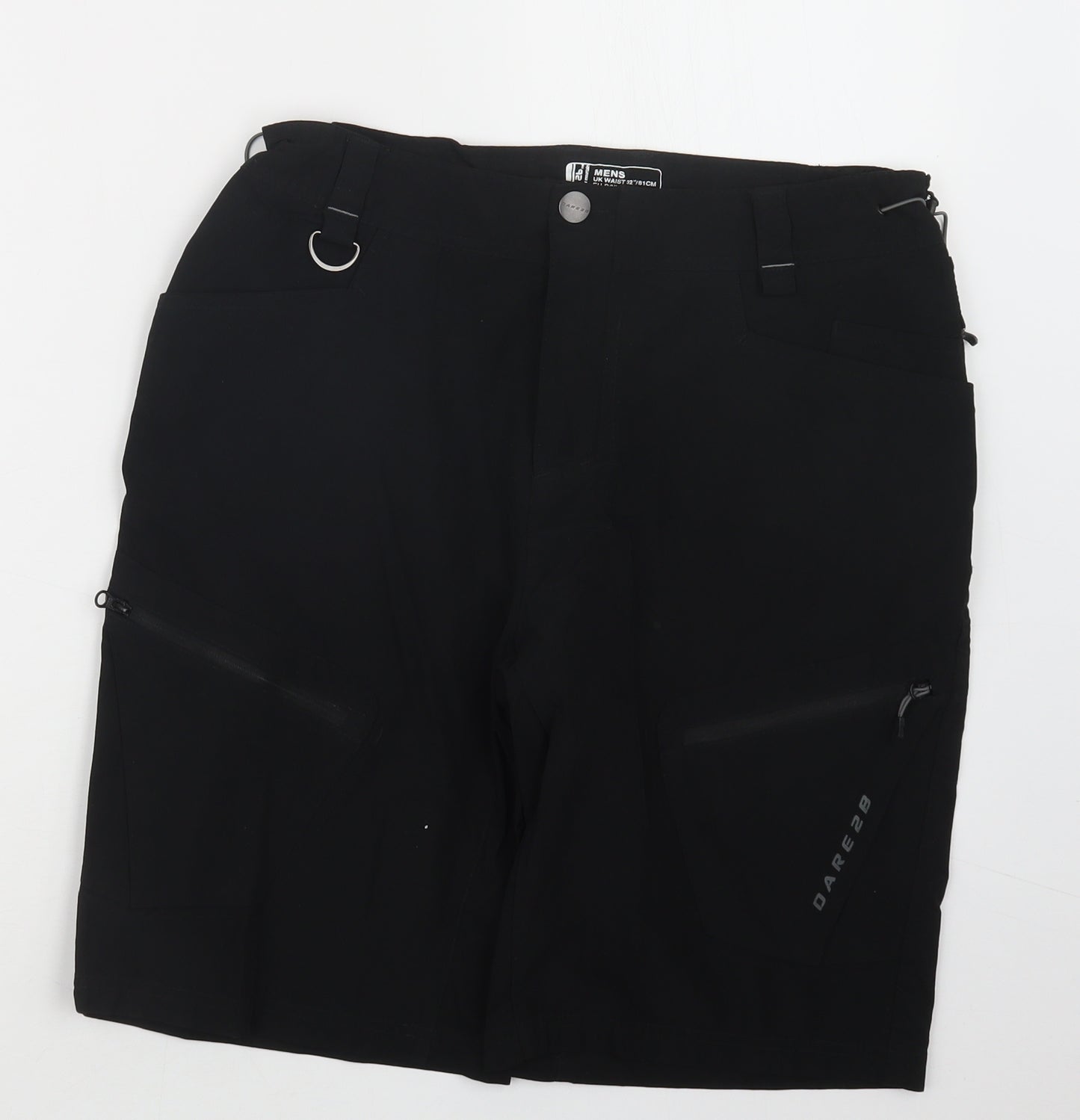 Dare 2B Mens Black   Cargo Shorts Size 30 in