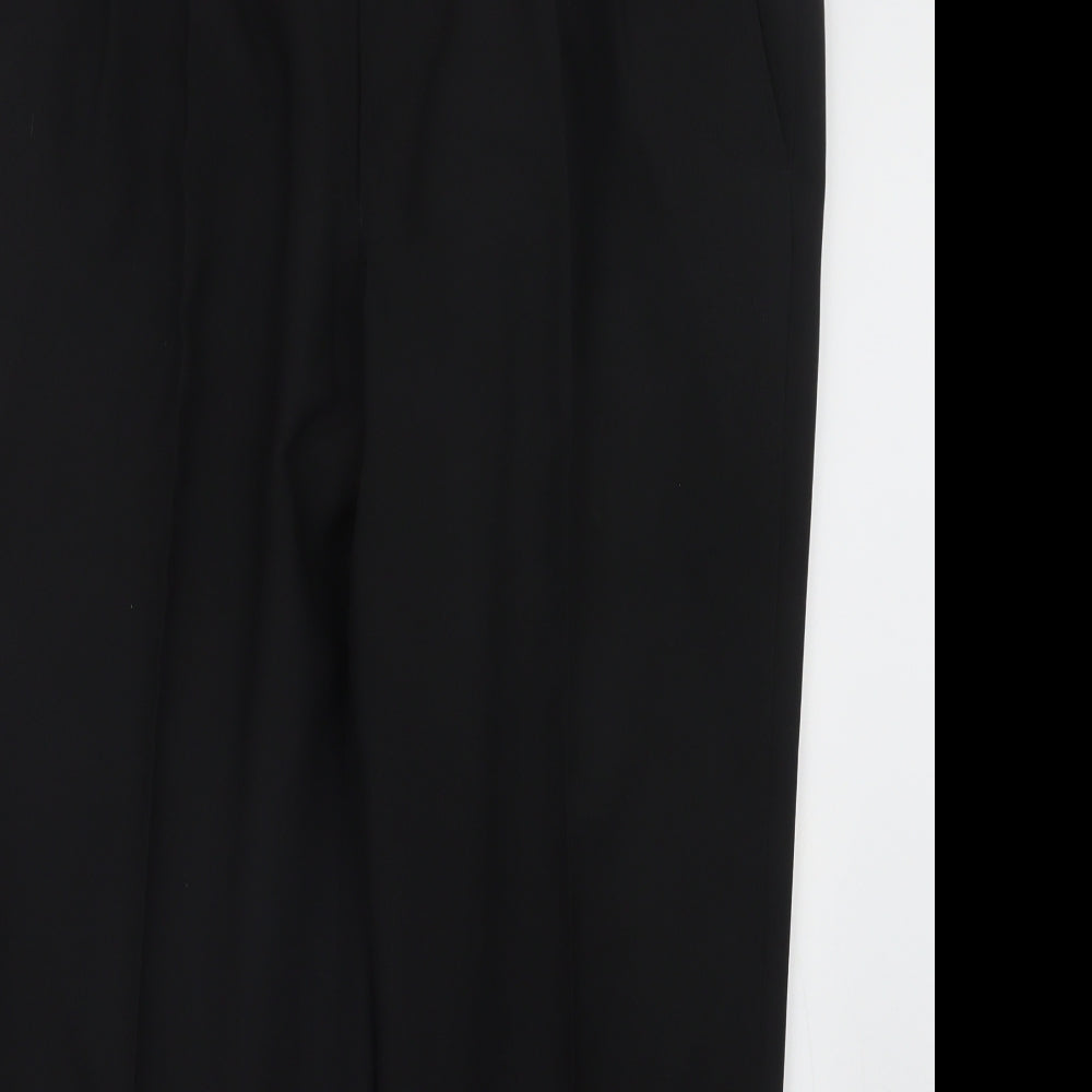 Marks and Spencer Mens Black   Trousers  Size 40 in L28 in