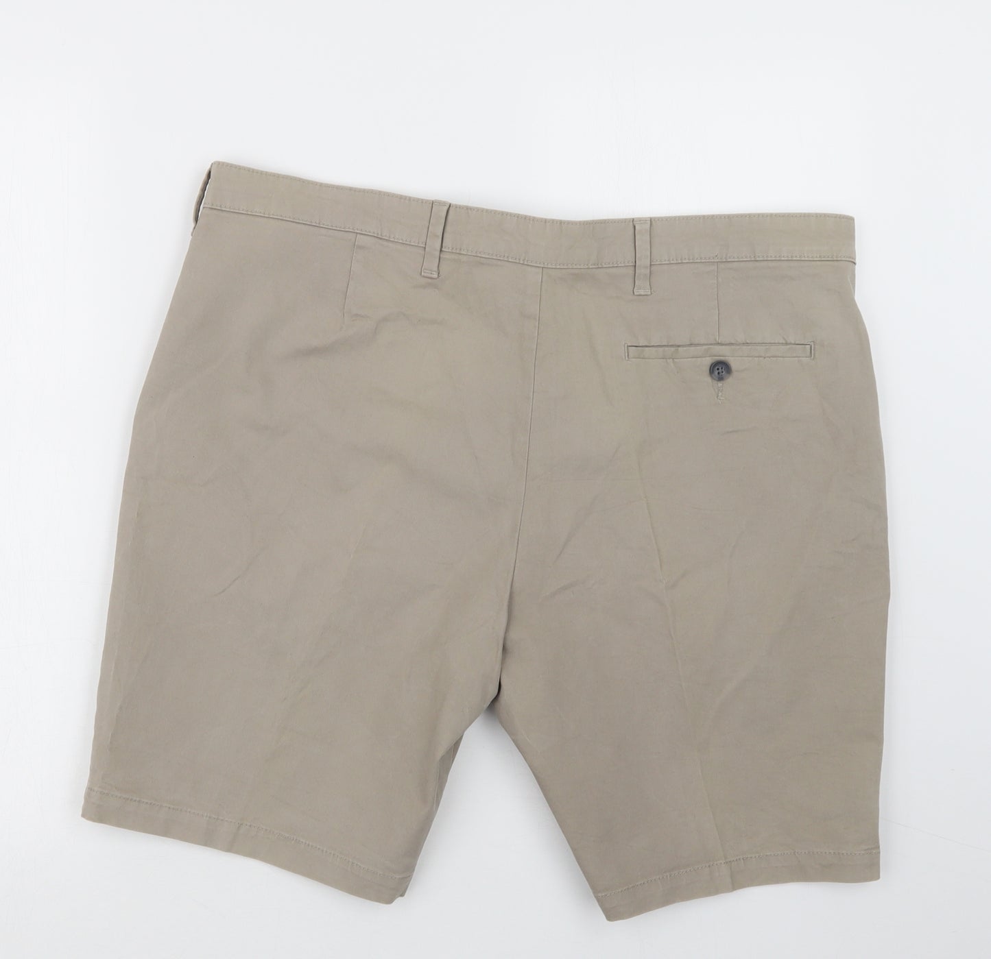 Marks and Spencer Mens Beige   Cargo Shorts Size 38 in