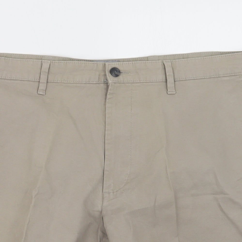 Marks and Spencer Mens Beige   Cargo Shorts Size 38 in