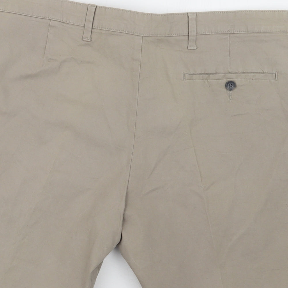 Marks and Spencer Mens Beige   Cargo Shorts Size 38 in