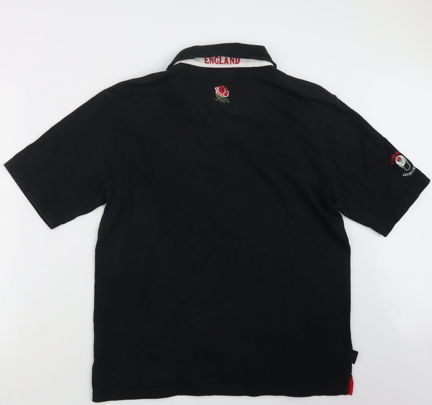 Guinness Mens Black    Polo Size L  - England