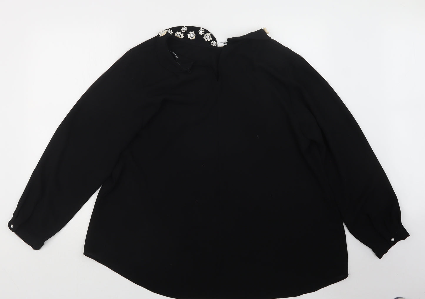 George Womens Black   Basic Blouse Size 20