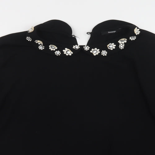George Womens Black   Basic Blouse Size 20