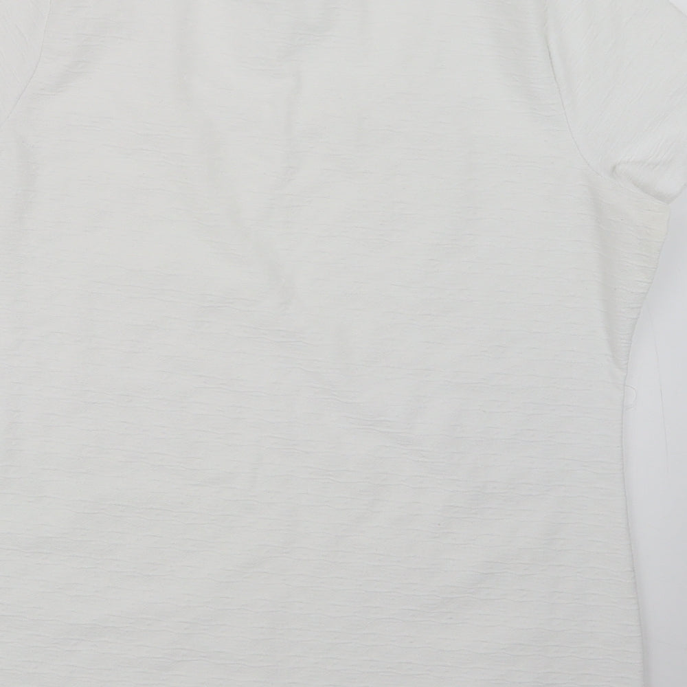 Per Una Womens White   Basic T-Shirt Size 16