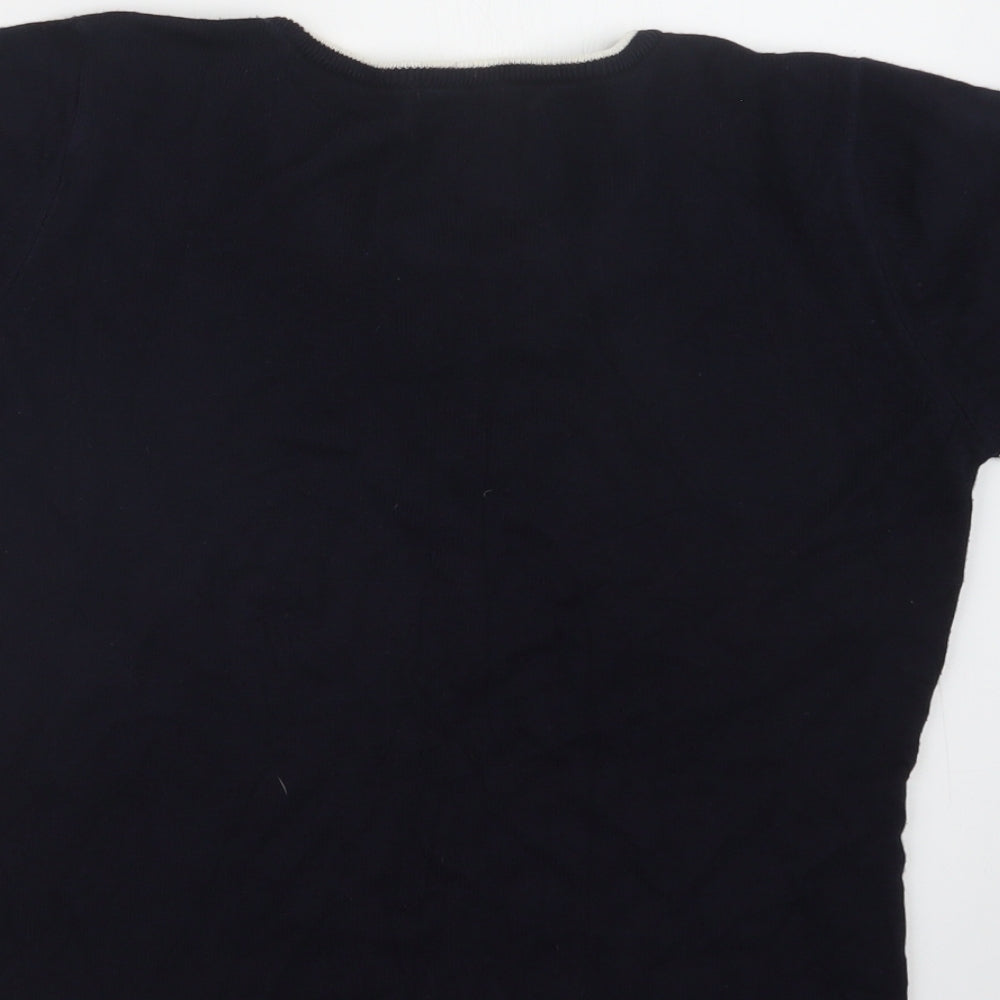 Berkertex Womens Blue  Knit Pullover Jumper Size 10