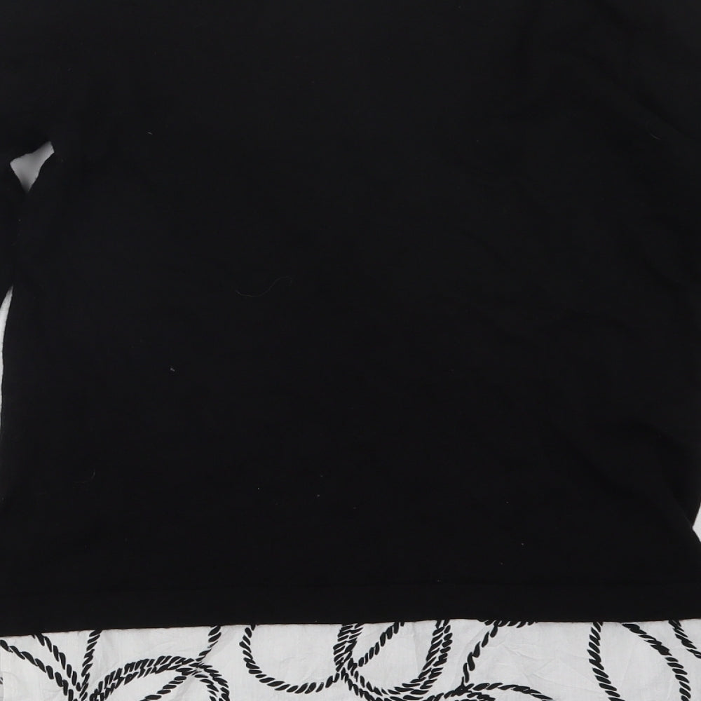 Warehouse Womens Black   Pullover Jumper Size 8