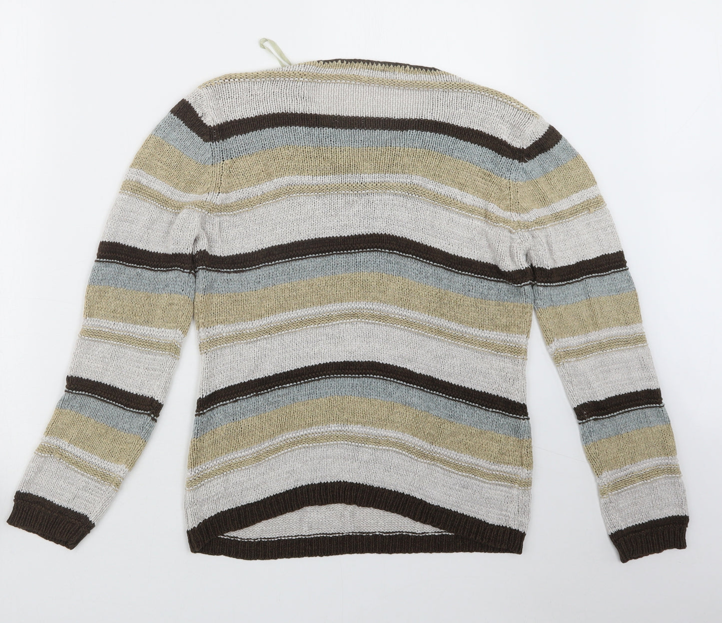 Papaya Womens Beige  Knit Pullover Jumper Size 16