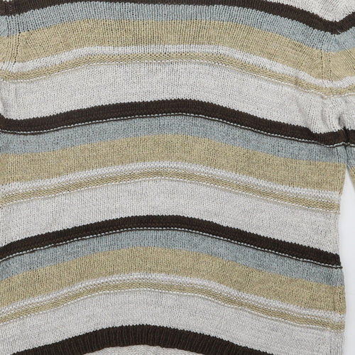 Papaya Womens Beige  Knit Pullover Jumper Size 16