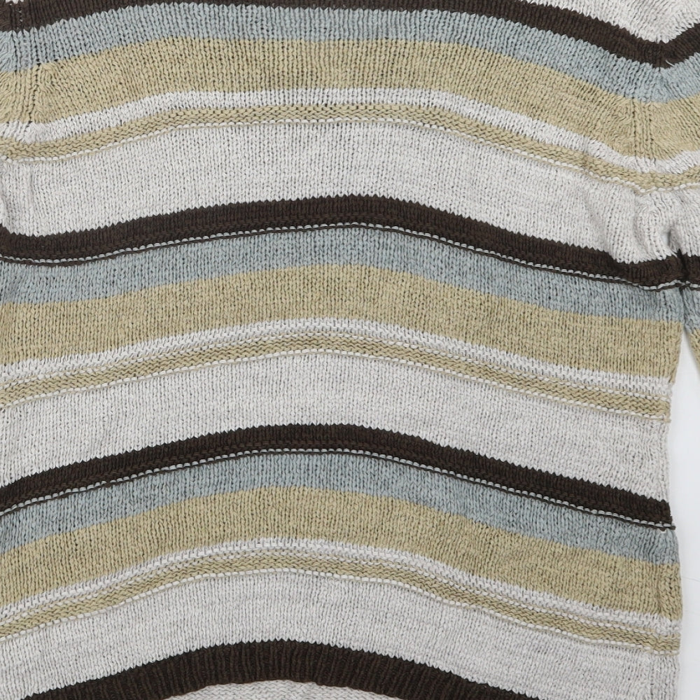 Papaya Womens Beige  Knit Pullover Jumper Size 16