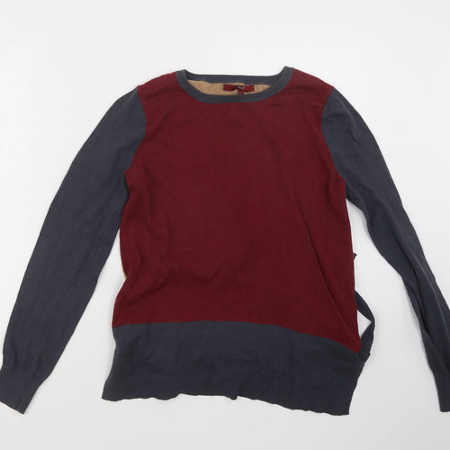 NEXT Womens Red  Knit Pullover Jumper Size 10