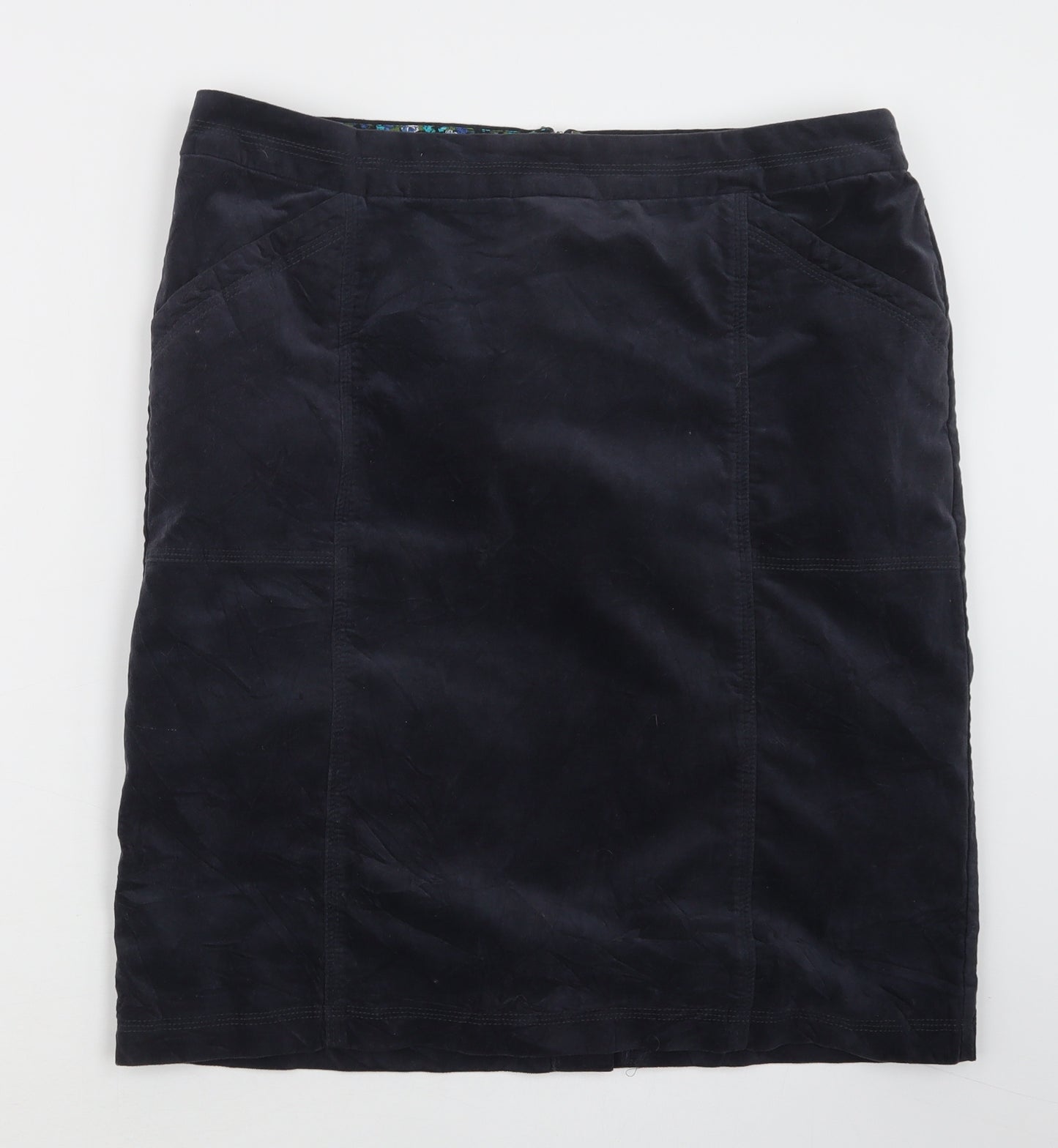 White Stuff Womens Blue   Straight & Pencil Skirt Size 14