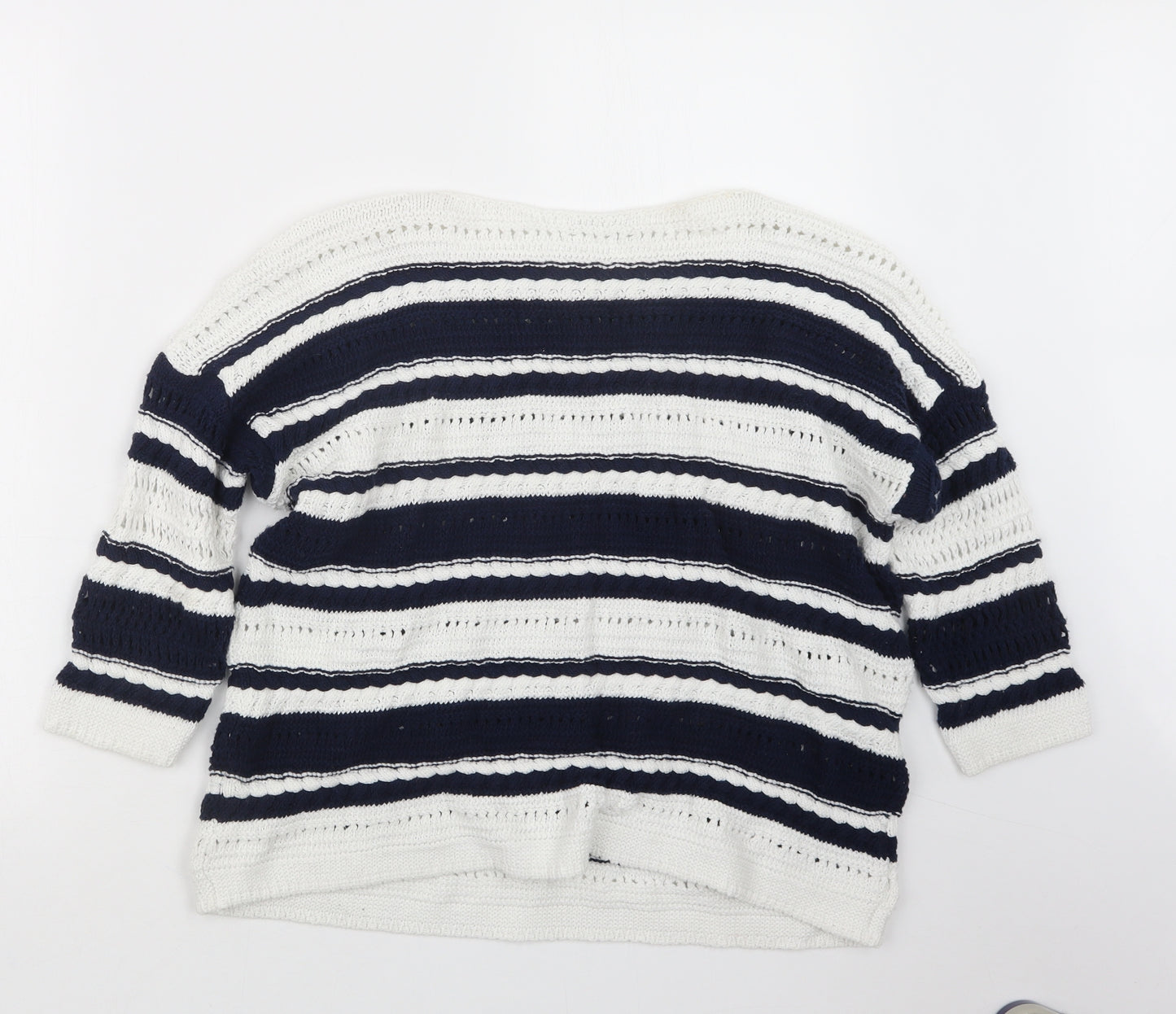 TU Womens Blue  Knit Pullover Jumper Size 14