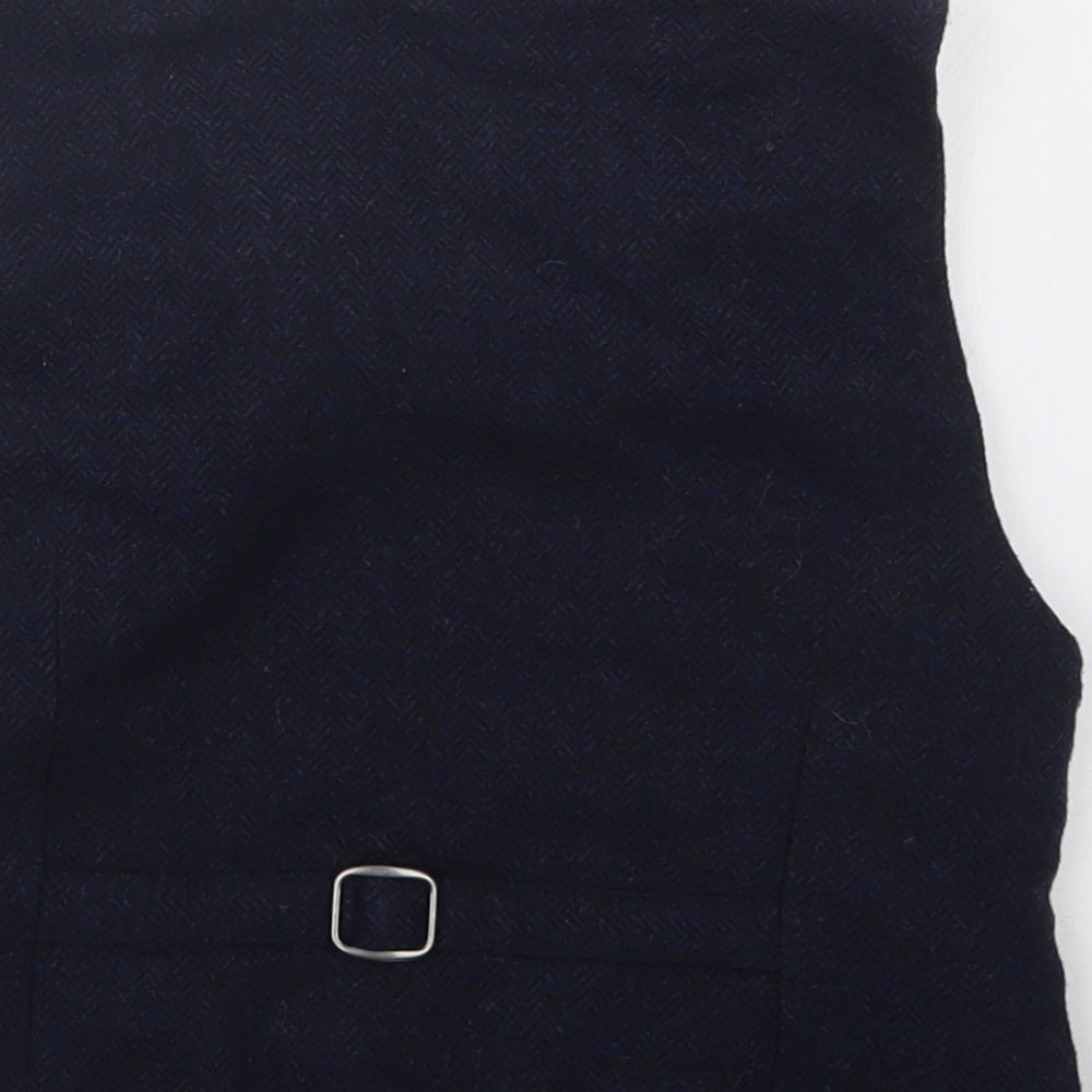 Autograph Boys Blue   Jacket Waistcoat Size 6-7 Years