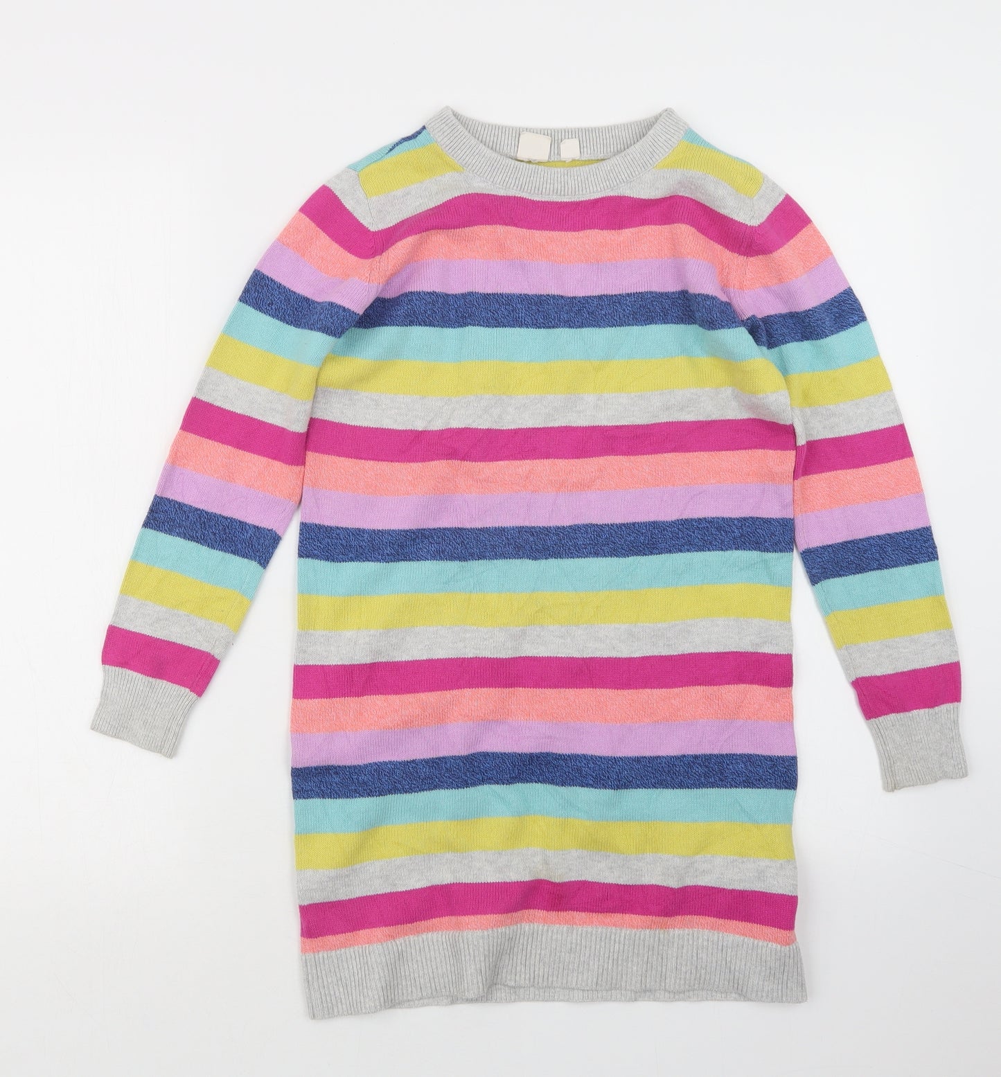 Gap Girls Grey  Knit Pullover Jumper Size 10-11 Years  - Long