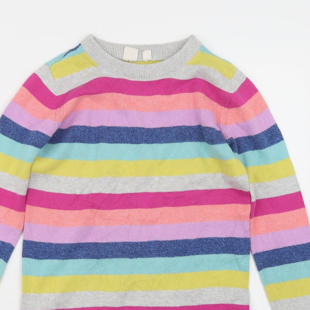 Gap Girls Grey  Knit Pullover Jumper Size 10-11 Years  - Long