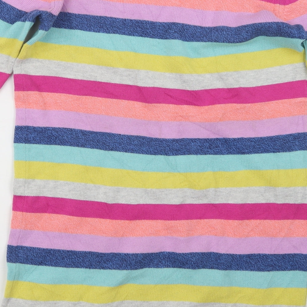 Gap Girls Grey  Knit Pullover Jumper Size 10-11 Years  - Long