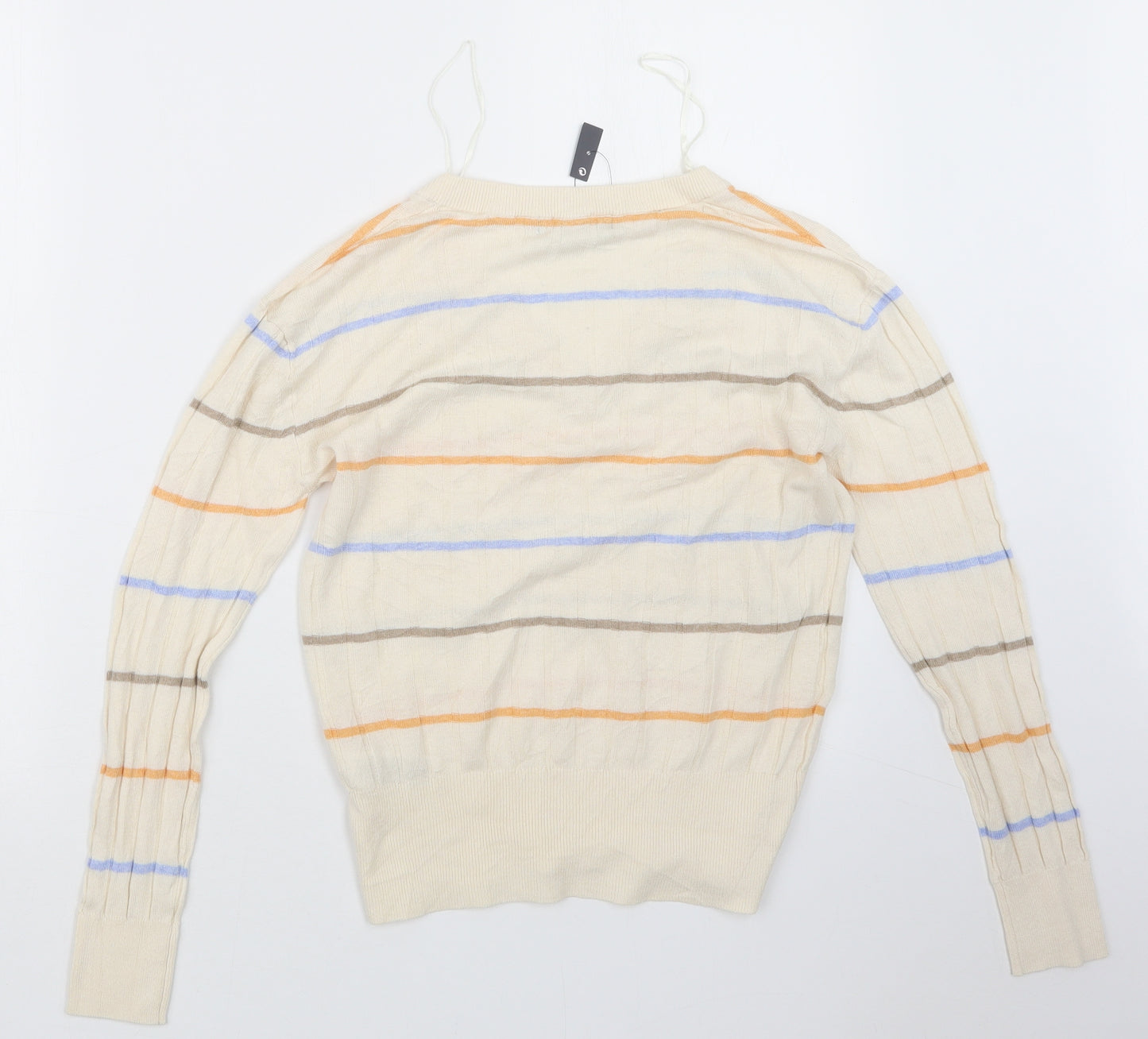 Marks and Spencer Womens Ivory  Knit Pullover Jumper Size S