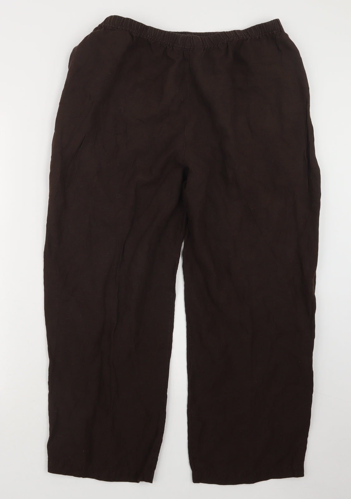 Selective Womens Brown   Trousers  Size 18 L24.5 in