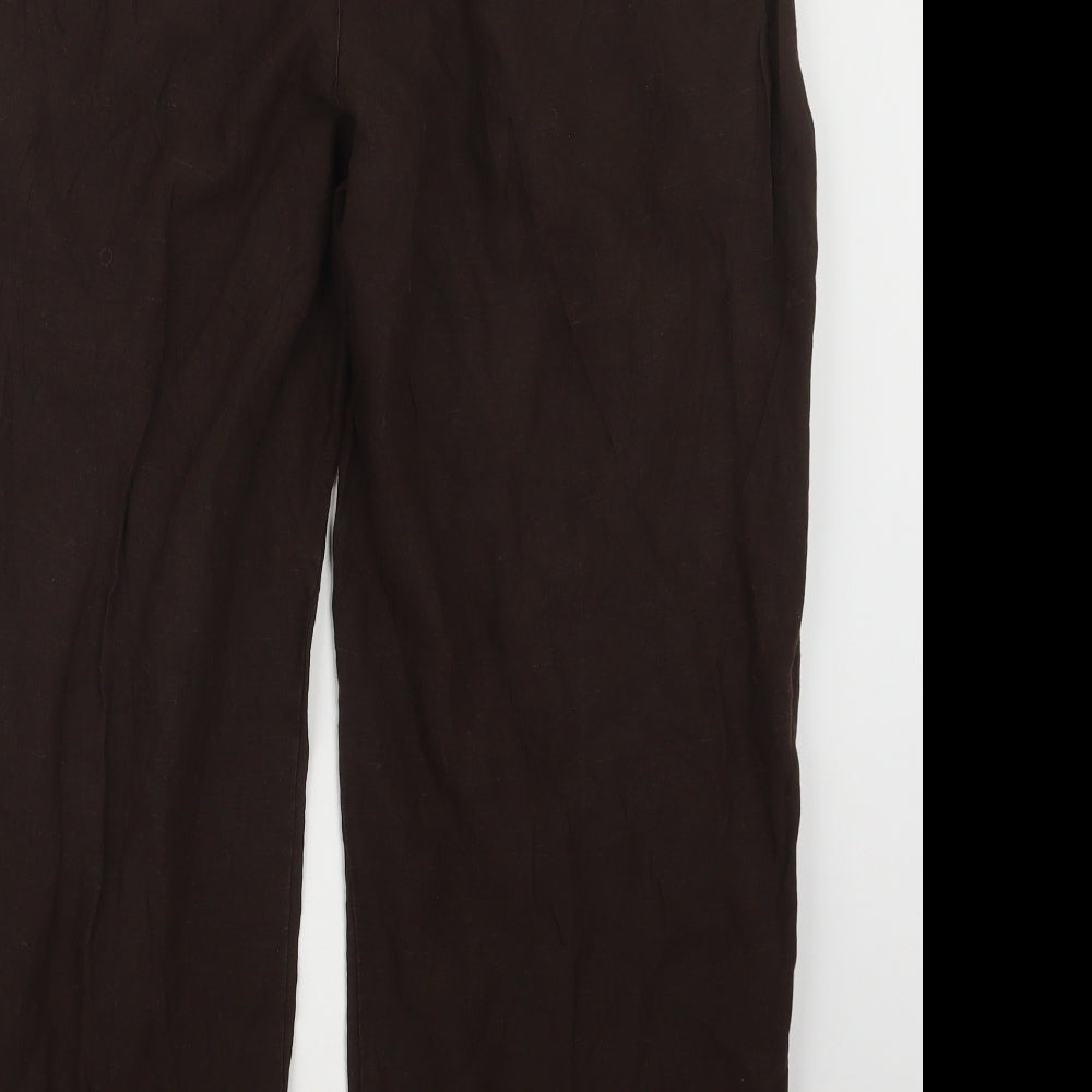 Selective Womens Brown   Trousers  Size 18 L24.5 in