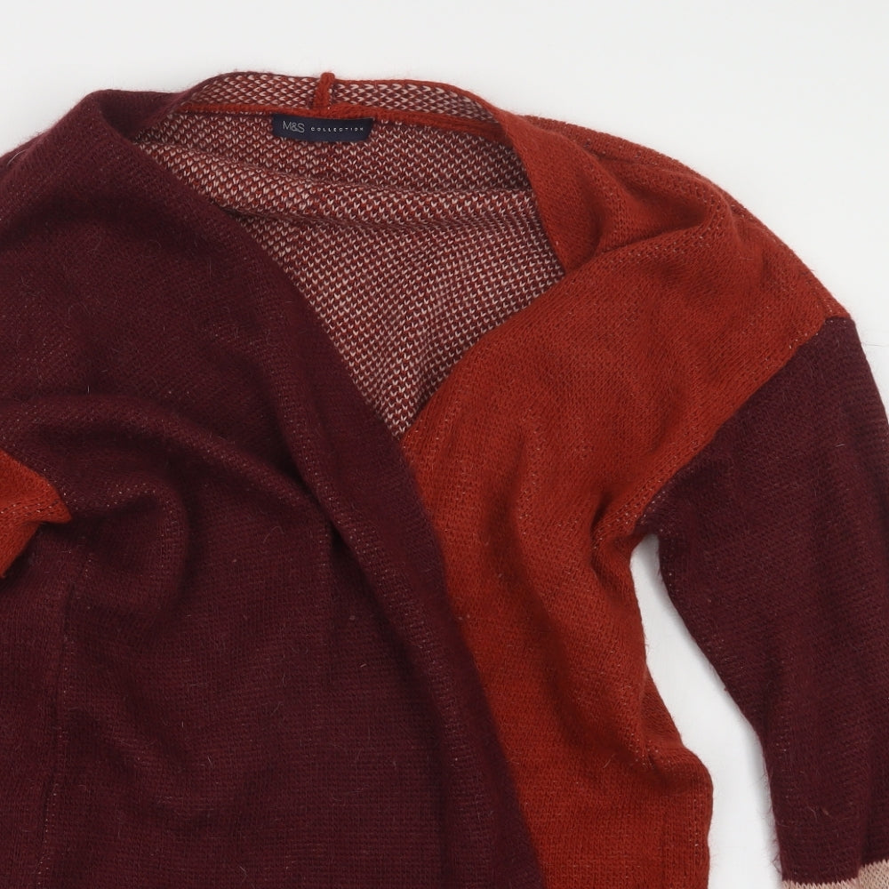 Marks and Spencer Womens Purple  Knit Cardigan Jumper Size L