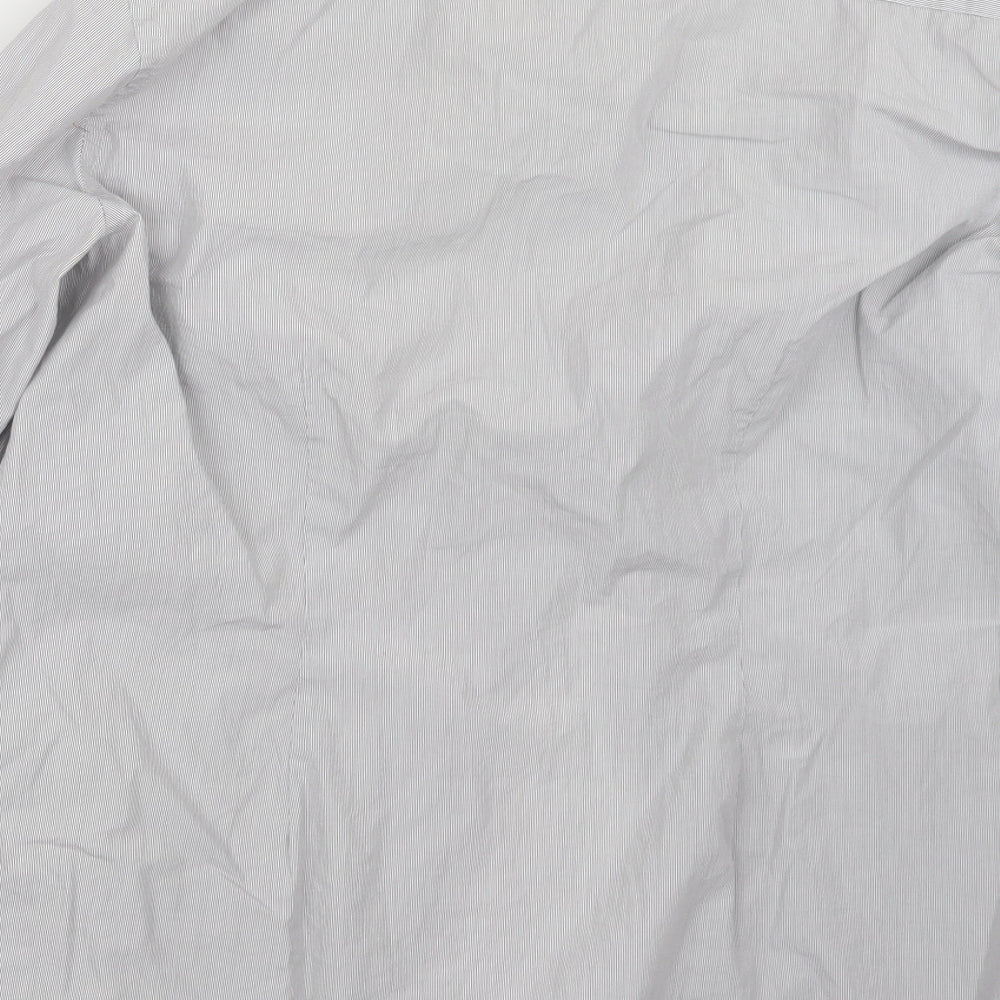 NEXT Mens Grey    Button-Up Size 16