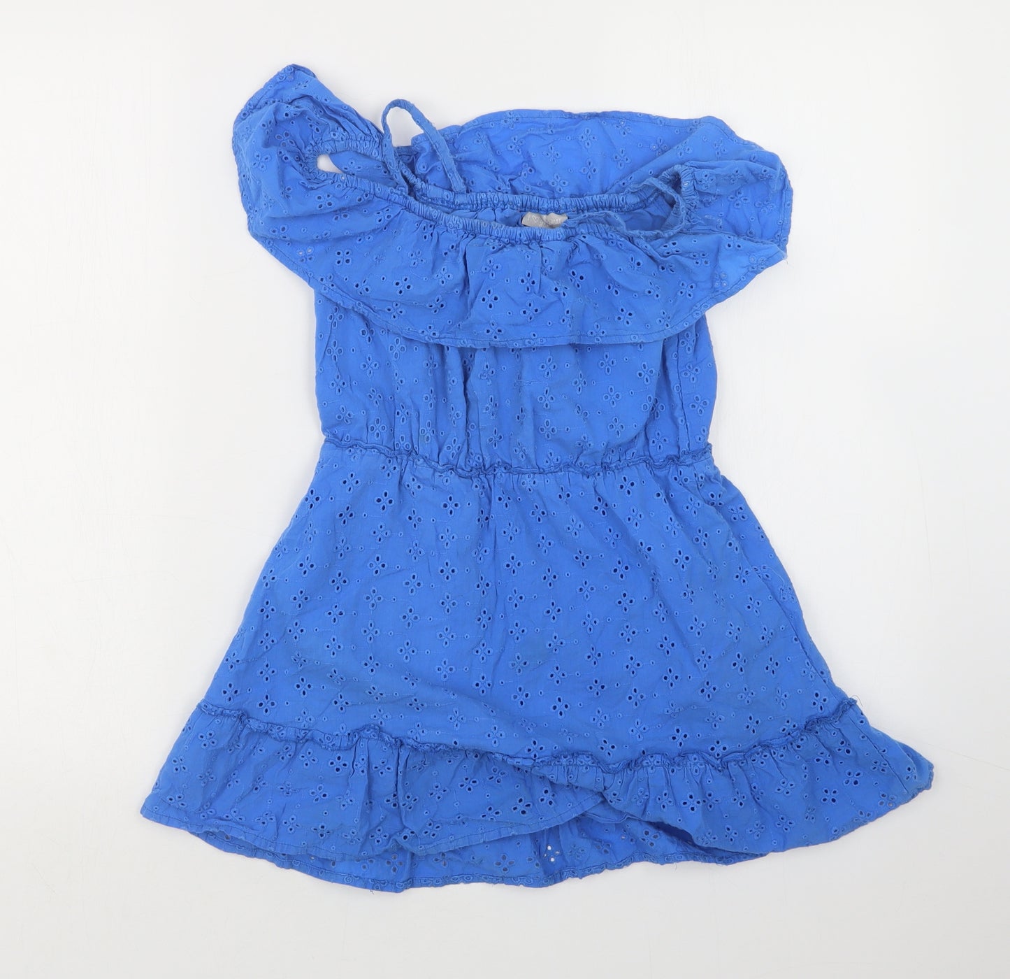 Matalan Girls Blue   T-Shirt Dress  Size 8 Years