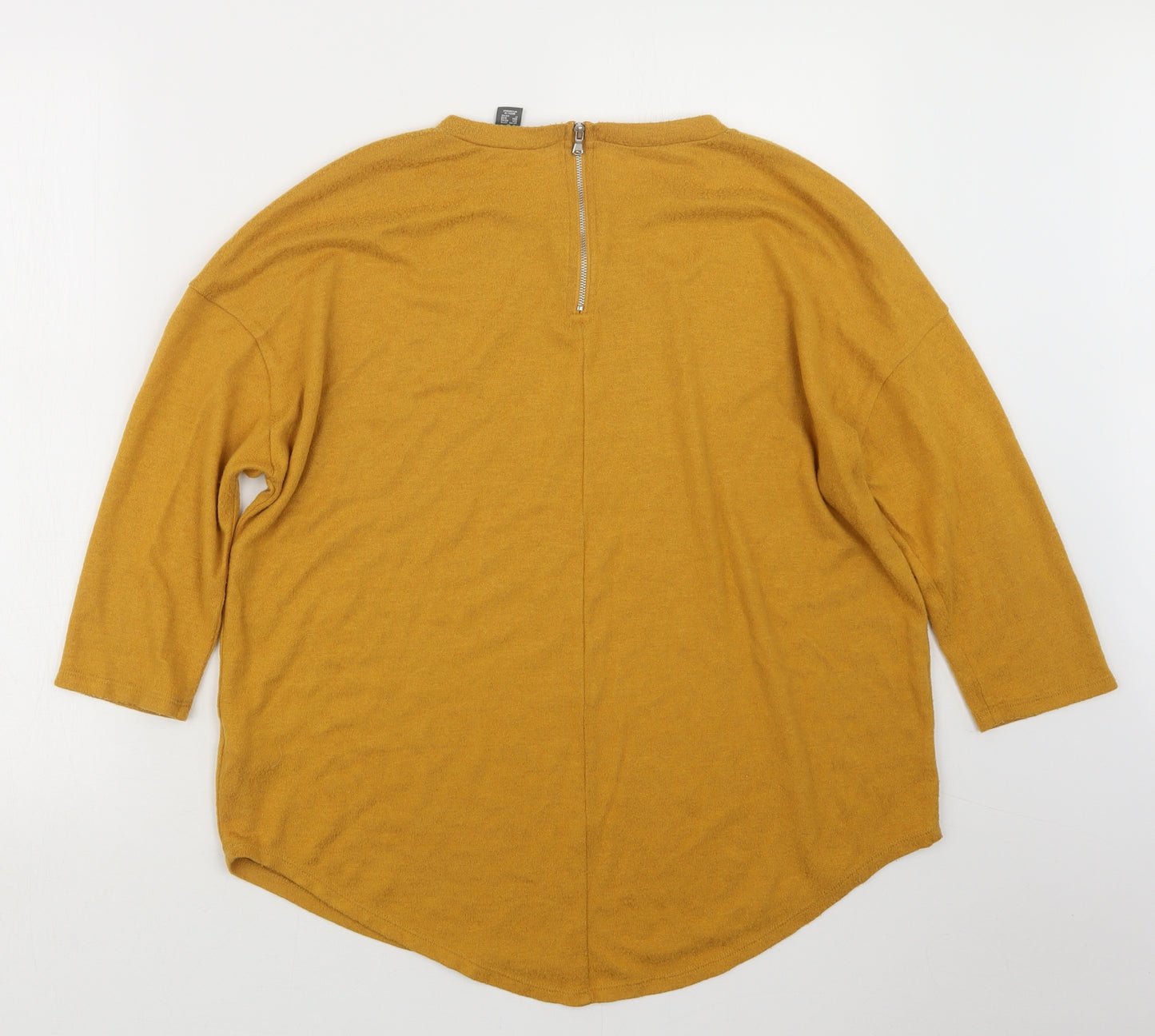 Primark Womens Yellow   Pullover Jumper Size 12