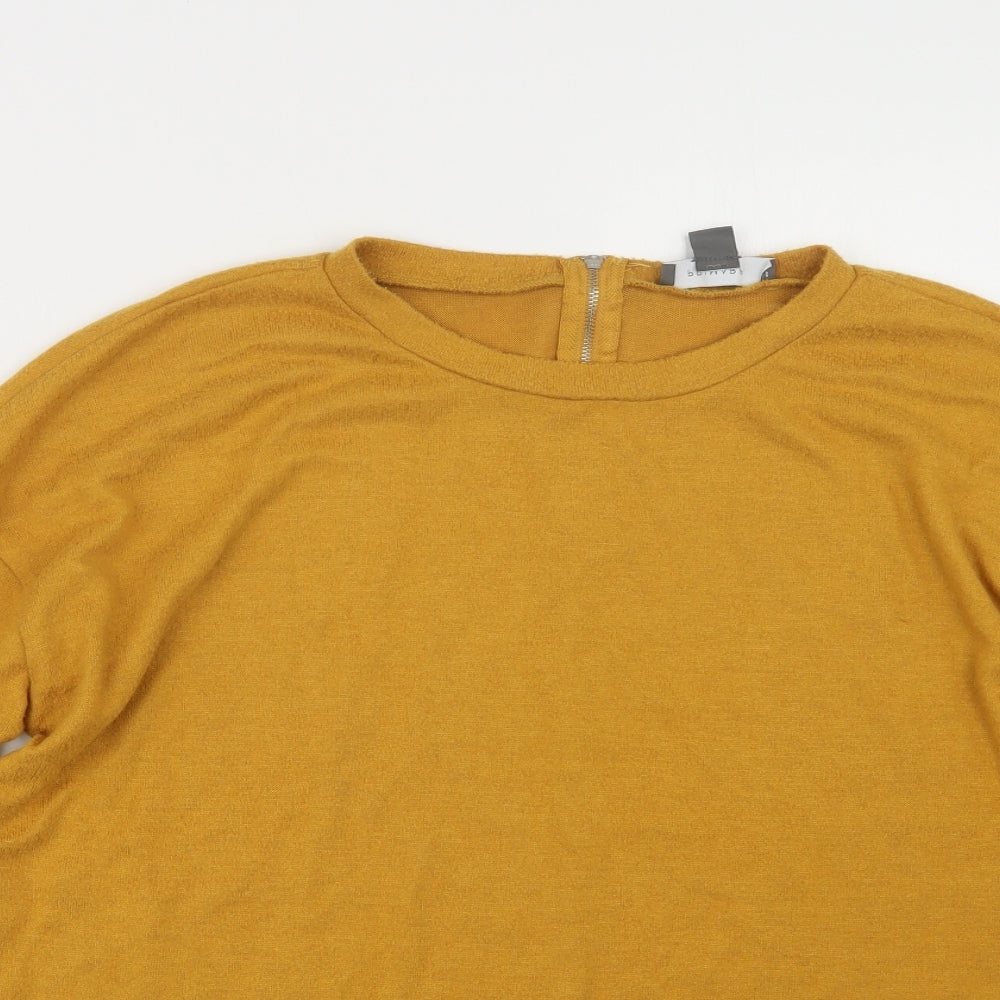 Primark Womens Yellow   Pullover Jumper Size 12