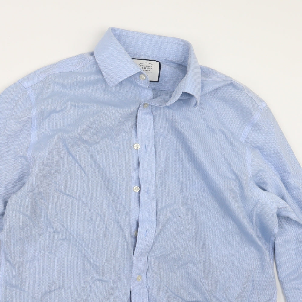 Charles Tyrwhitt Mens Blue    Dress Shirt Size 16.5