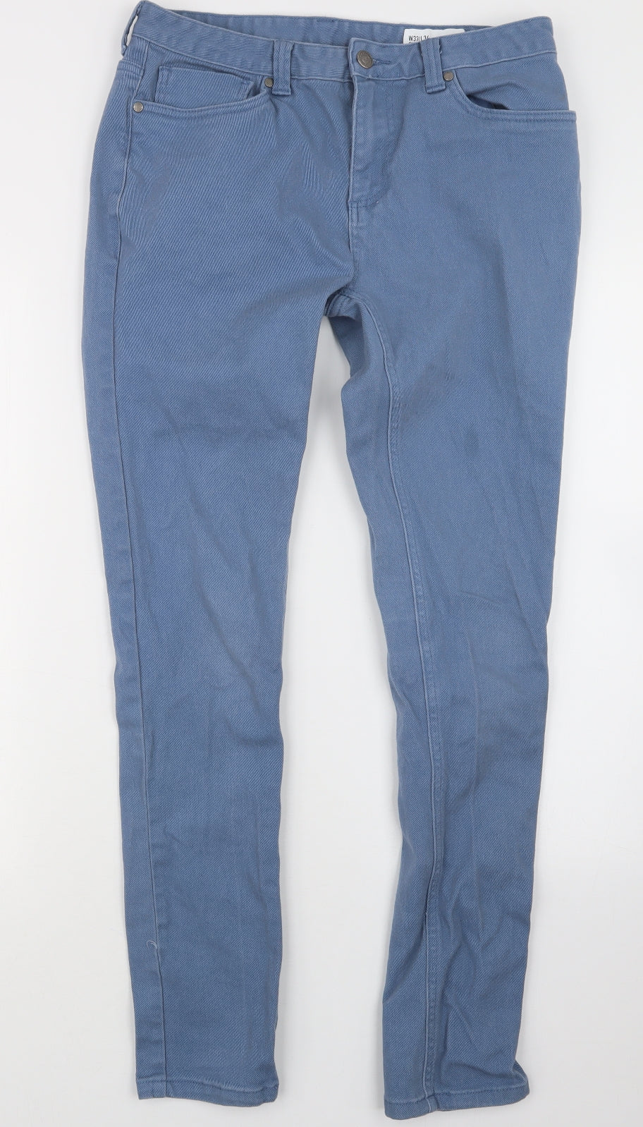 Denim Co. Mens Blue  Denim Skinny Jeans Size 30 in L30 in