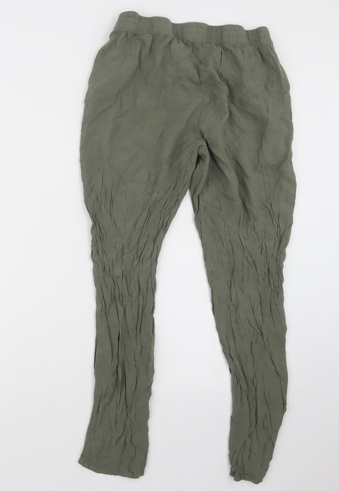 Divided by H&M Womens Green   Trousers  Size 10 L26 in